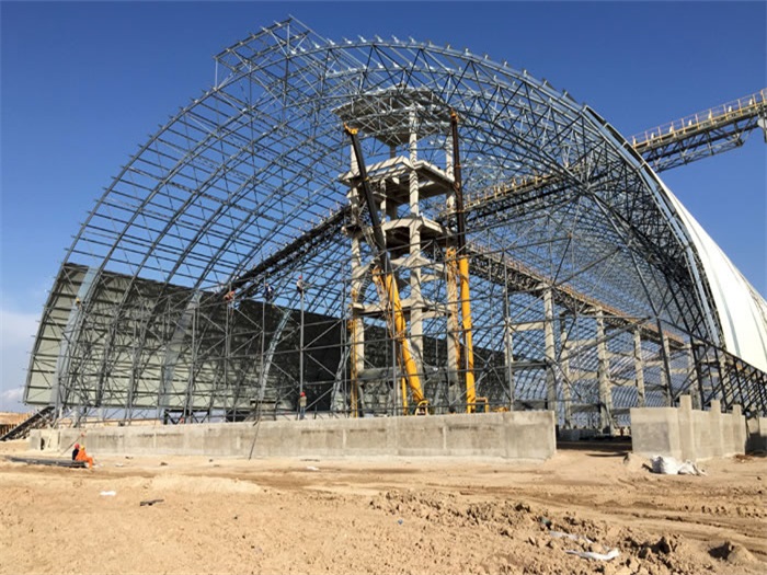 温州煤机油桶翘工程网架